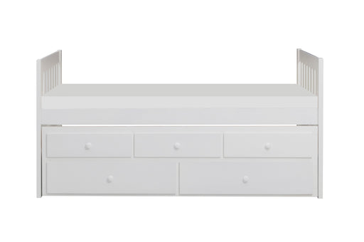 Galen (2) Twin/Twin Trundle Bed in White - B2053PRW-1* - FAMSA Furniture (TX)