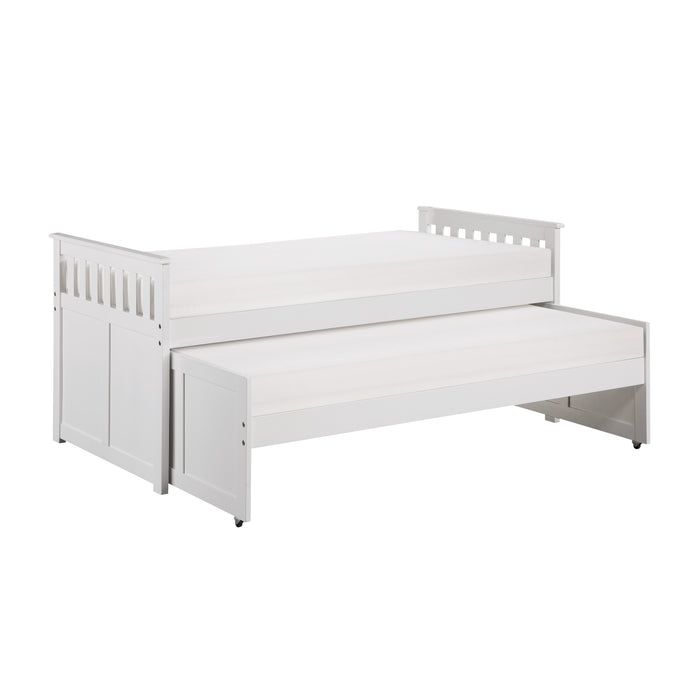 Galen Twin/Twin Bed in White - B2053RTW-1 - FAMSA Furniture (TX)