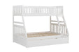 Galen (4) Twin/Full Bunk Bed with Twin Trundle in White - B2053TFW-1*R - FAMSA Furniture (TX)