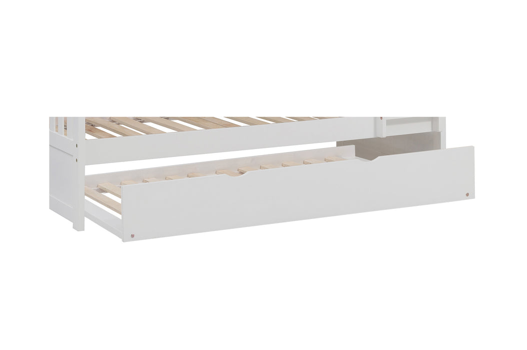 Galen Twin Trundle in White - B2053W-R - FAMSA Furniture (TX)