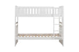 Galen (3) Twin/Twin Bunk Bed in White - B2053W-1* - FAMSA Furniture (TX)