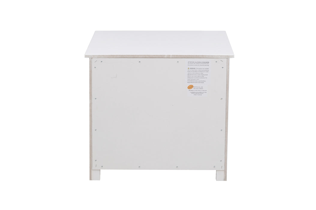 Galen Nightstand in White - B2053W-4 - FAMSA Furniture (TX)