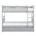 Orion (4) Twin/Twin Bunk Bed with Twin Trundle in Gray - B2063-1*R - FAMSA Furniture (TX)