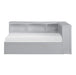 Orion (4) Twin Bookcase Corner Bed with Twin Trundle in Gray - B2063BC-1BCR* - FAMSA Furniture (TX)