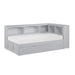 Orion (4) Twin Bookcase Corner Bed with Twin Trundle in Gray - B2063BC-1BCR* - FAMSA Furniture (TX)