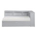 Orion (4) Twin Bookcase Corner Bed with Storage Boxes in Gray - B2063BC-1BCT* - FAMSA Furniture (TX)