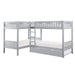 Orion (4) Corner Bunk Bed with Twin Trundle in Gray - B2063CN-1R* - FAMSA Furniture (TX)