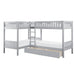 Orion (4) Corner Bunk Bed with Storage Boxes in Gray - B2063CN-1T* - FAMSA Furniture (TX)