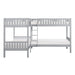 Orion (3) Corner Bunk Bed in Gray - B2063CN-1* - FAMSA Furniture (TX)