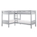 Orion (3) Corner Bunk Bed in Gray - B2063CN-1* - FAMSA Furniture (TX)