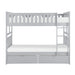 Orion (4) Full/Full Bunk Bed with Storage Boxes in Gray - B2063FF-1*T - FAMSA Furniture (TX)