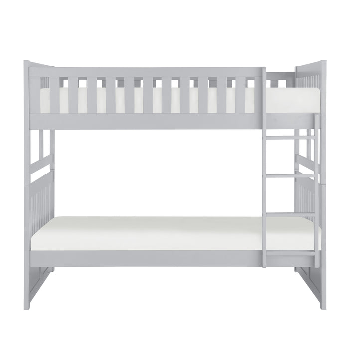 Orion (3) Full/Full Bunk Bed in Gray - B2063FF-1* - FAMSA Furniture (TX)