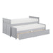 Orion (4) Twin/Twin Bed with Storage Boxes in Gray - B2063RT-1T* - FAMSA Furniture (TX)