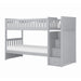 Orion (4) Twin/Twin Step Bunk Bed in Gray - B2063SB-1* - FAMSA Furniture (TX)