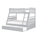 Orion (4) Twin/Full Bunk Bed with Twin Trundle in Gray - B2063TF-1*R - FAMSA Furniture (TX)