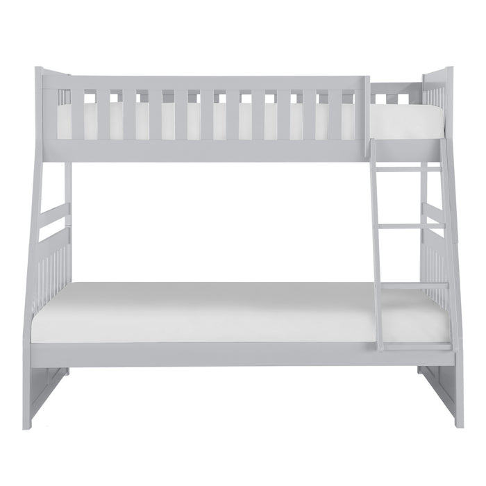 Orion (3) Twin/Full Bunk Bed in Gray - B2063TF-1* - FAMSA Furniture (TX)