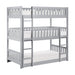 Orion (3) Triple Bunk Bed in Gray - B2063TTT-1* - FAMSA Furniture (TX)