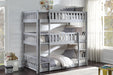 Orion (3) Triple Bunk Bed in Gray - B2063TTT-1* - FAMSA Furniture (TX)