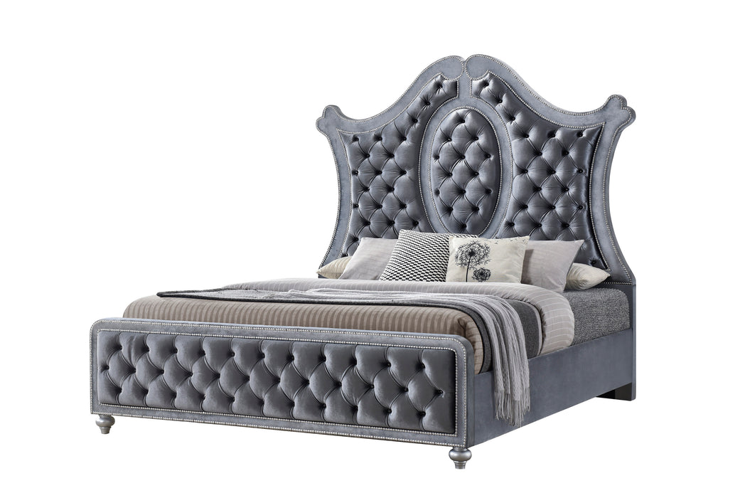 Came 7pc King Bedroom Set - Gray