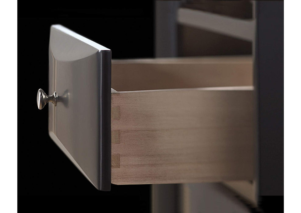 Emily 5-Drawer Chest - Black