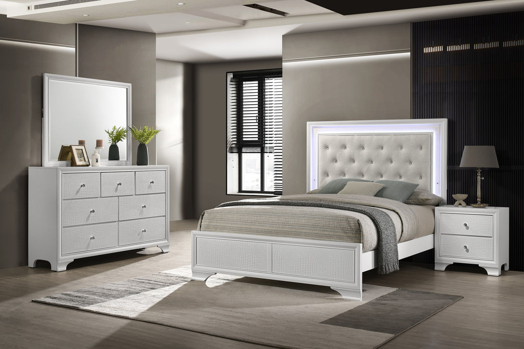 Lyssa 5pc Twin Bedroom Set - White