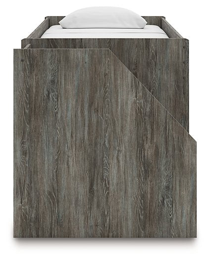 Frandern Loft Bed with Bookcase Storage - FAMSA Furniture (TX)