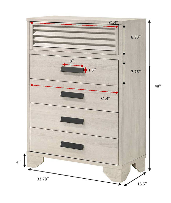 Sarter 5-Drawer Chest - FAMSA Furniture (TX)