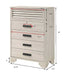 Sarter 5-Drawer Chest - FAMSA Furniture (TX)