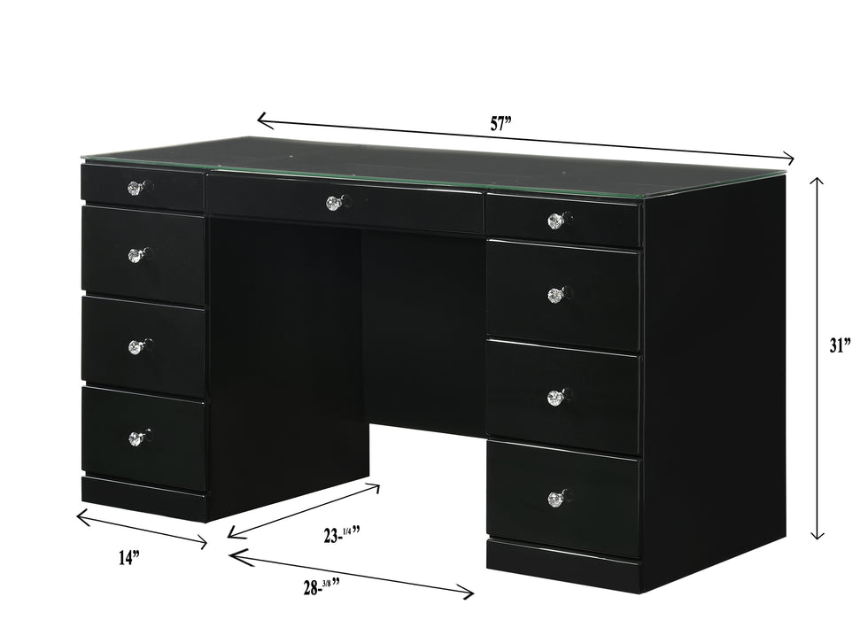 Avery Vanity Set in Black