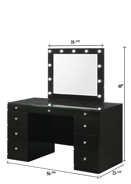 Avery Vanity Set in Black