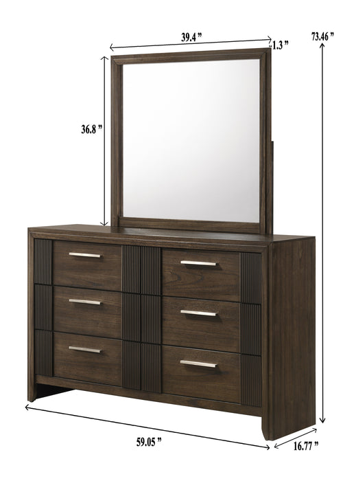 Carl 5pc King Bedroom Set