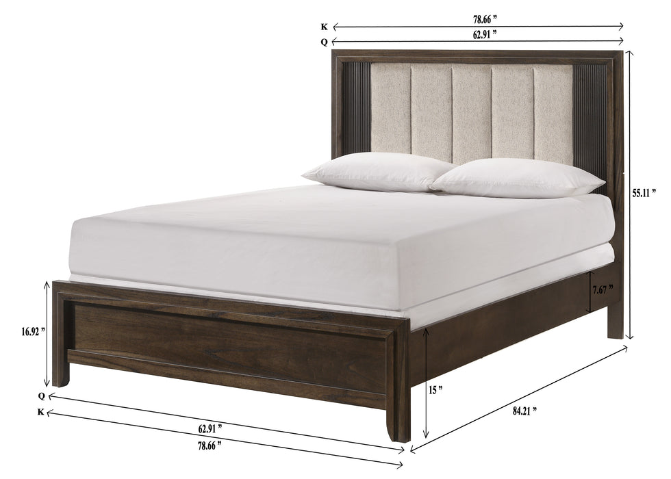 Carl 5pc King Bedroom Set