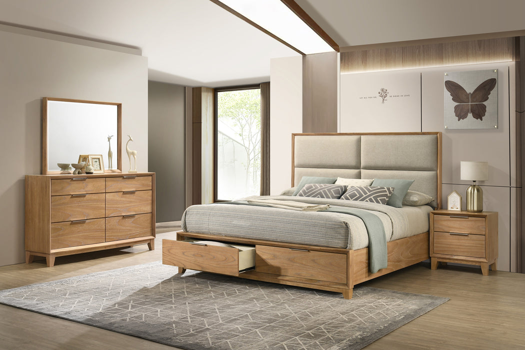 Honey 6pc Queen Bedroom Set