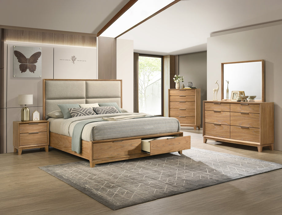 Honey 6pc Queen Bedroom Set