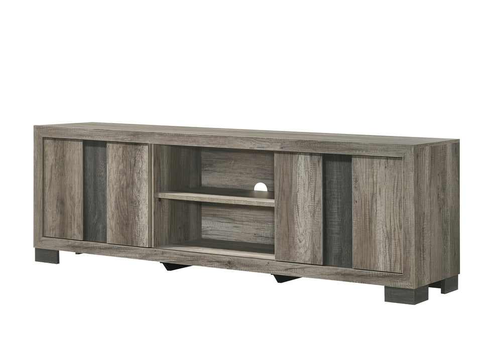 Rangley 72" TV Stand Gray/Brown