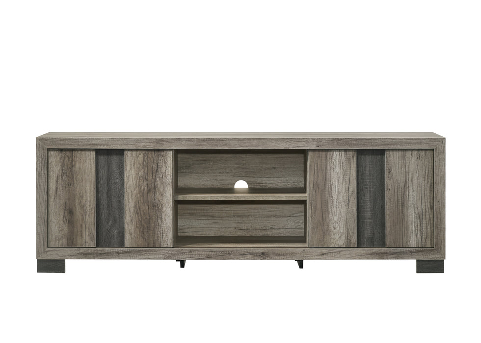 Rangley 72" TV Stand Gray/Brown