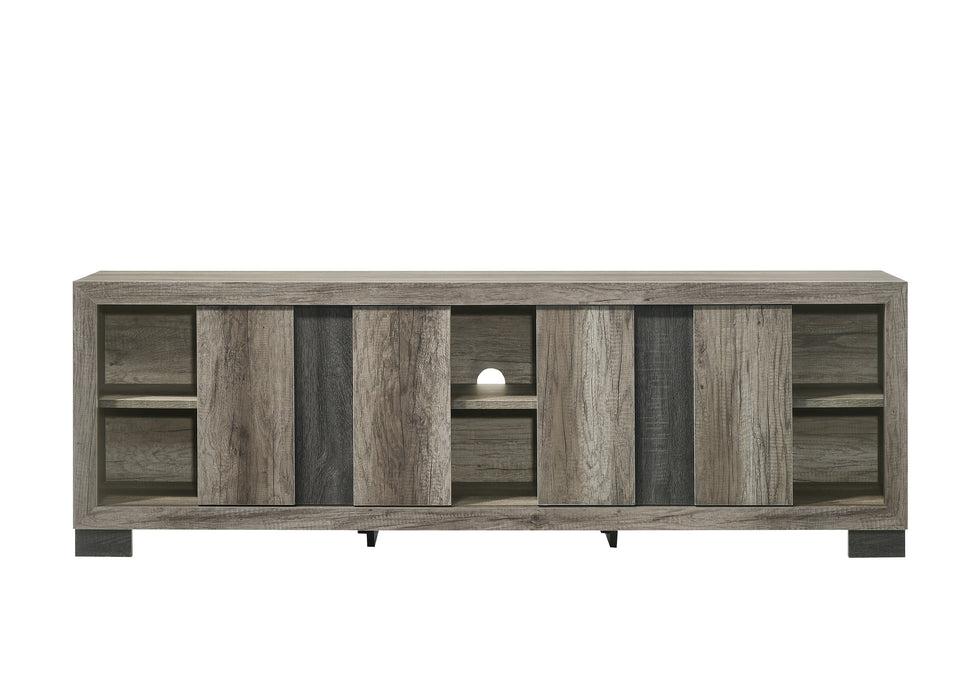 Rangley 72" TV Stand Gray/Brown