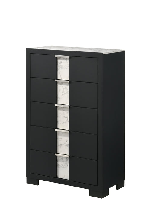 Angley 5-Drawer Tall Chest - FAMSA Furniture (TX)
