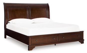 Trellington Sleigh Storage Bed - FAMSA Furniture (TX)