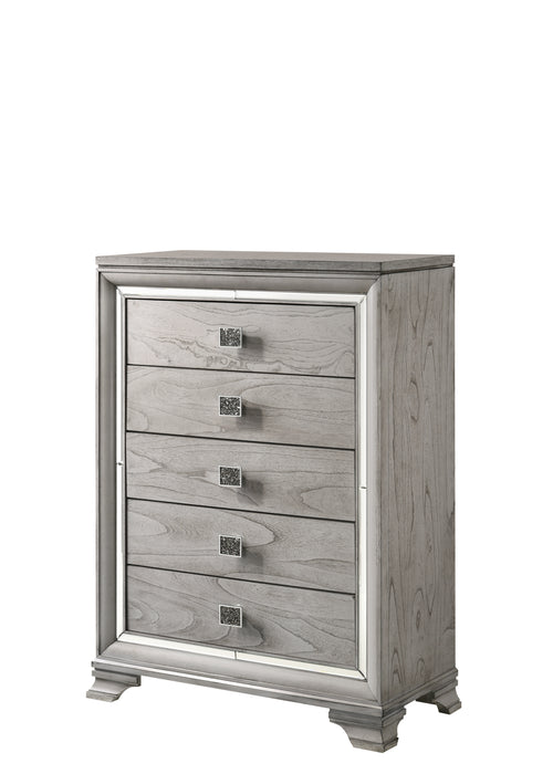Vail 5-Drawer Chest - Gray