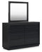 Londer Dresser and Mirror - FAMSA Furniture (TX)