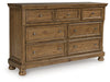 Feddinger Dresser and Mirror - FAMSA Furniture (TX)