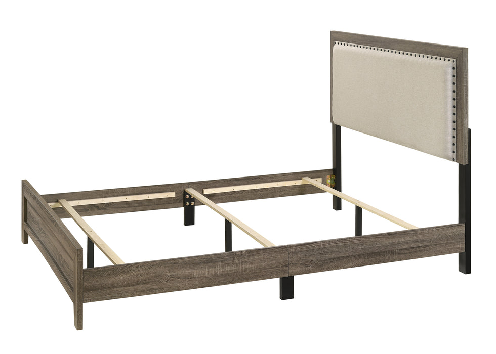 Mill 4pc Full Bedroom Set in Gray