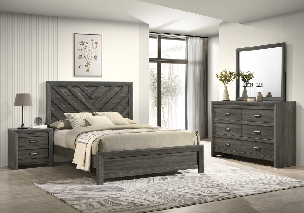 Valor 6pc Queen Bedroom Set - Gray