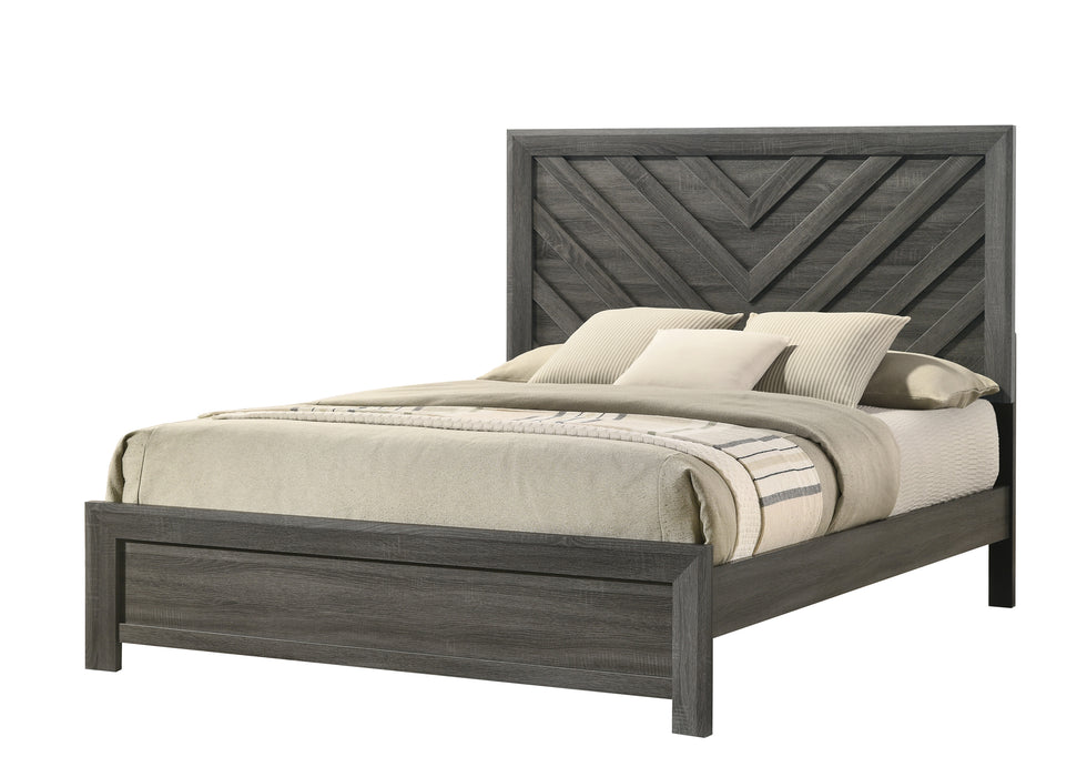 Valor 6pc Queen Bedroom Set - Gray