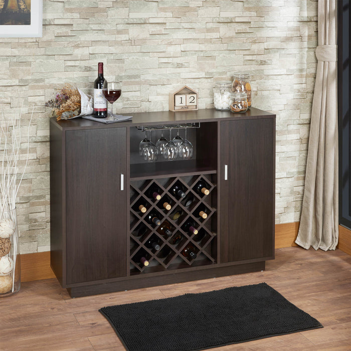 Hazen Server w/Wine Rack & Cup Holder - Image 9