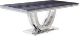 Cambrie Dining Table w/Natrual Marble Top - Image 4