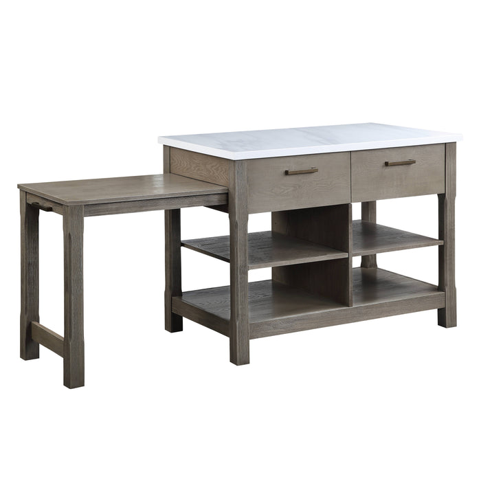 Feivel Kitchen Island w/Pull Out Table - Image 8