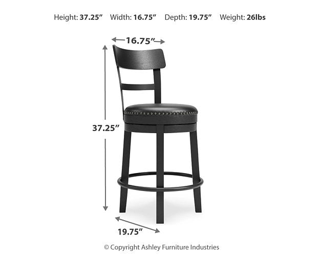 Valebeck Counter Height Bar Stool - FAMSA Furniture (TX)