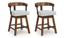 Ralene Counter Height Barstool (Set of 2) - FAMSA Furniture (TX)